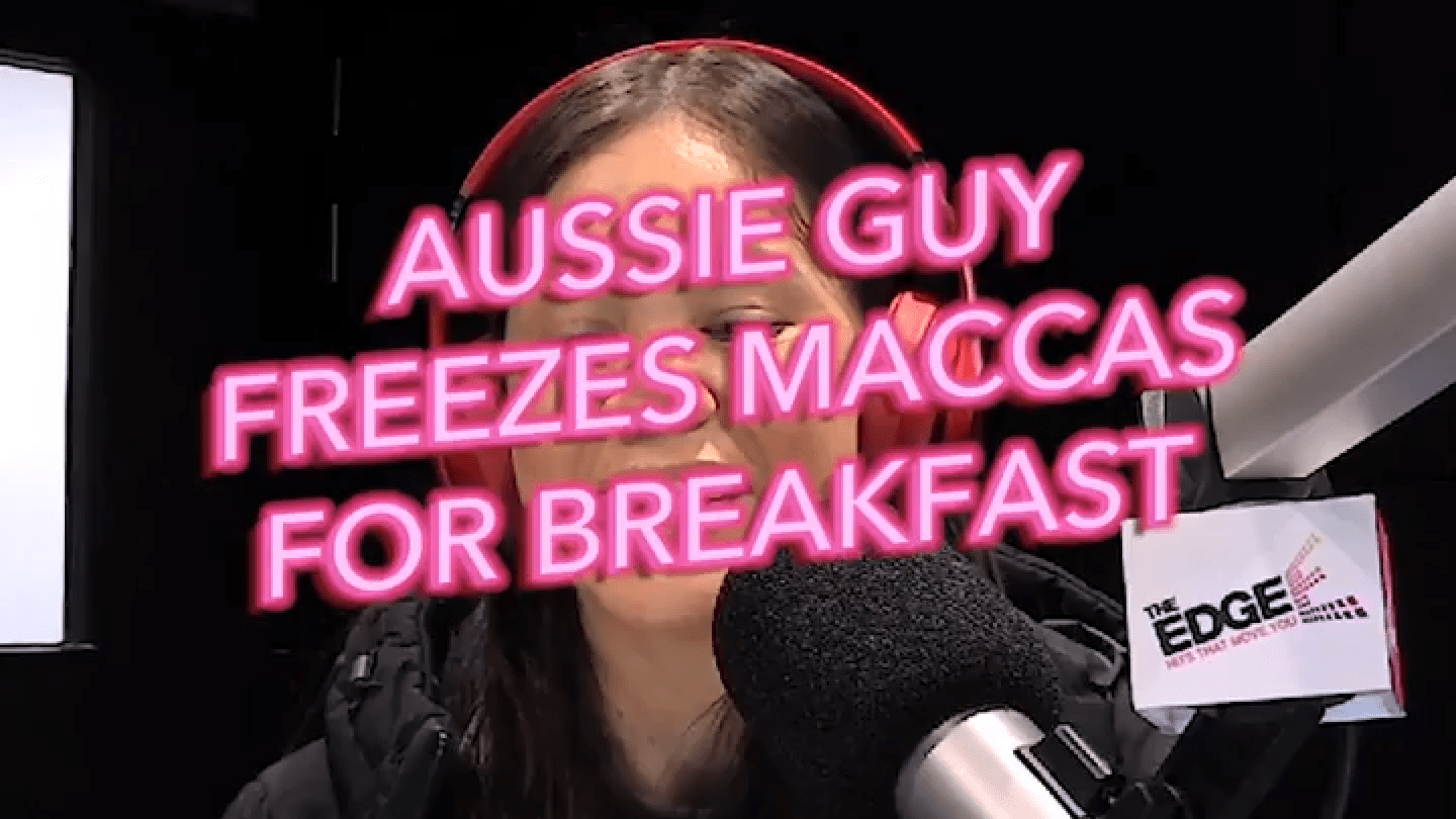 Aussie Guy Freezes Maccas For Breakfast?!