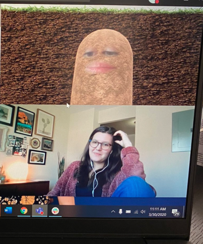 Boss Turns Herself Into A Potato On Work Live Stream Meeting Can T Turn It Off Boss accidentally turns on potato filter in video conference and can't turn it off. boss turns herself into a potato on