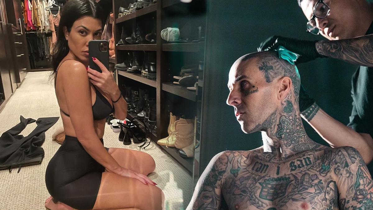 Umm Kourtney Kardashian & Travis Barker Are A Thing & I Hope They 'Stay