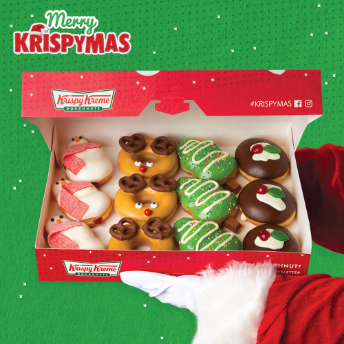 Krispy Kreme's Christmas Doughnut Range Are Way Too Cute To Eat!