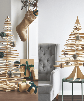 Aldi's Dropping A Line Of Stylish Minimalist Christmas Décor Including A Wooden Xmas Tree!